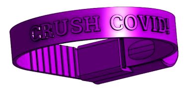 Crush Covid CAD Front View